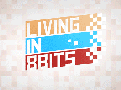 Living in 8 Bits logo exploration 8 bits exploration gaming logo mario mood board nes nintendo retro videogames