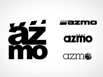 AZMO logo exploration logo options production video