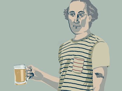 George Washington illustration - Yards Brewery