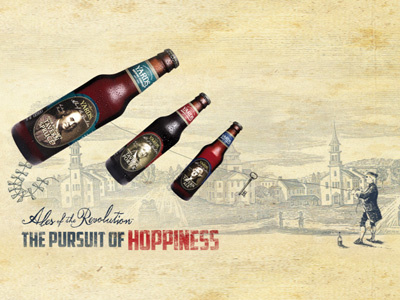 The Pursuit Of Hoppiness ales of the revolution beer illustration philadelphia philly yards brewery