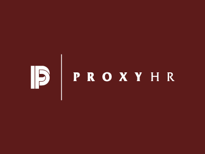 ProxyHR logo option by Bob Cassella on Dribbble