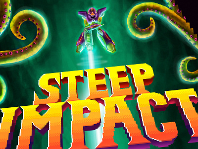 Steep Impact - beer label detail 1
