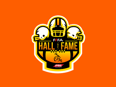 "FFFA Hall of Fame" | Logotype branding football illustration logo sports sports brand typography