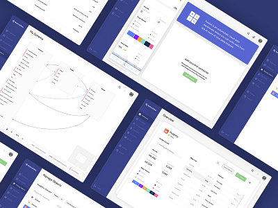 Bedrock Data - Fusion app dashboard design data analysis ui ux web