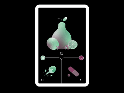 pear playing card