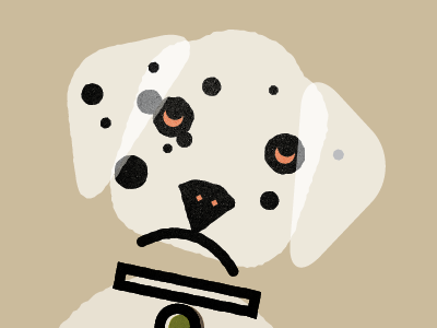 poor pup dog dots eyes face illustration play pout puppy sad spotted texture vector