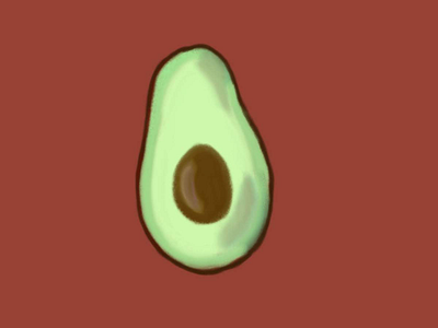 Avocado avocado illustration procreate