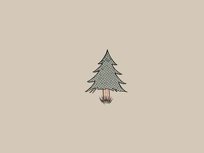 Pine tree camping icon digital artist graphic design graphic designer illustration nature pine tree procreate