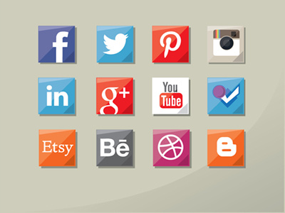 Free Social Media Icons branding clean facebook free icons instagram logos pinterest sets simple social media symbol twitter