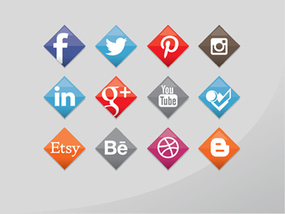 Social Media Icon Symbols Set behance blog branding clean dribbble etsy facebook foursqaure google plus icons icons social media instagram linkedin logos pinterest sets simple symbol twitter youtube