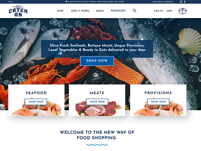 Seafood Website Design