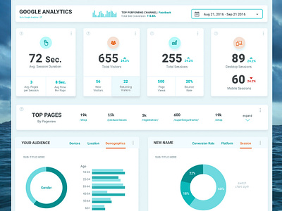 Analytics Dashboard analytics dashboard clean ecommence