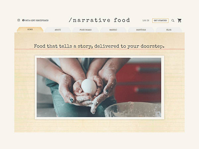 Final Hero - Narrative Food elegant food and drink organic texture ui vintage