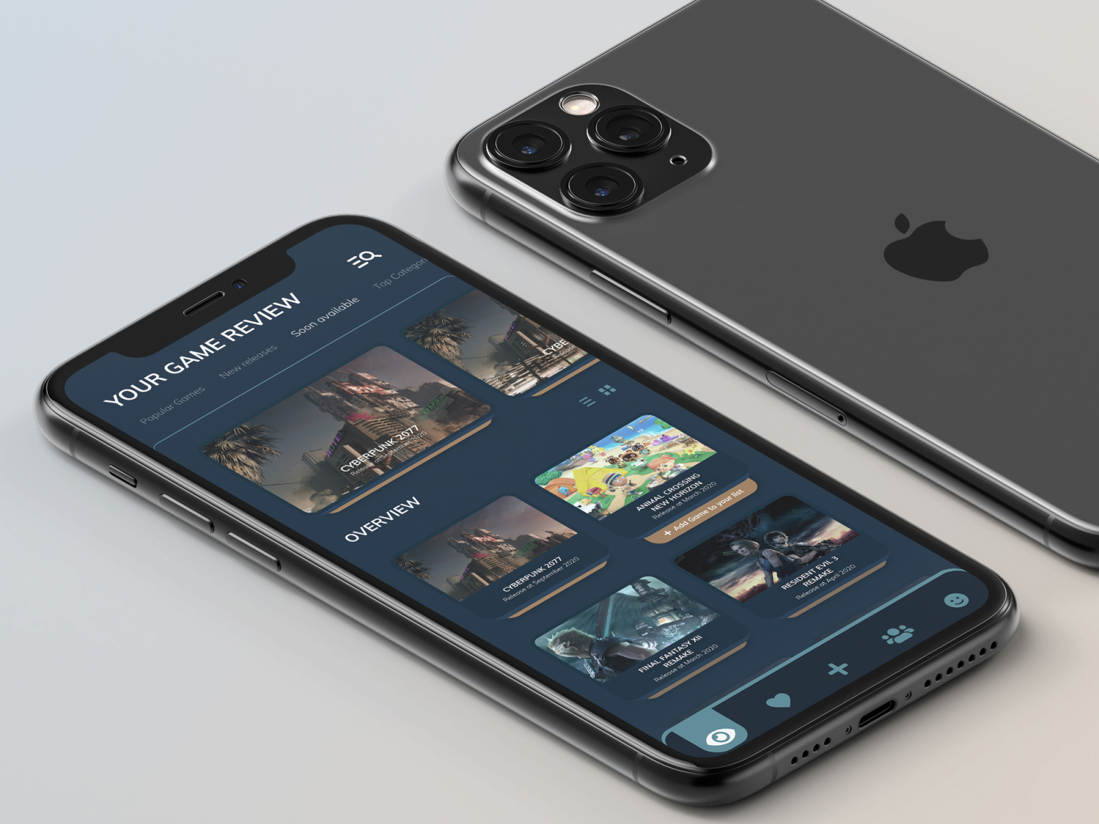 Game Review App. by Dennis Menzel on Dribbble