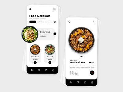 Food Mobile Apps app design food app illustration mobile app mobile app design mobile design mobile ui ui uidesign uiux ux uxdesign