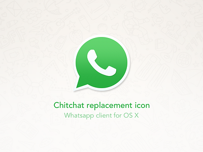 Chitchat replacement icon chat chitchat el capitan freebie icon osx phone replacement replacement icon whatsapp yosemite