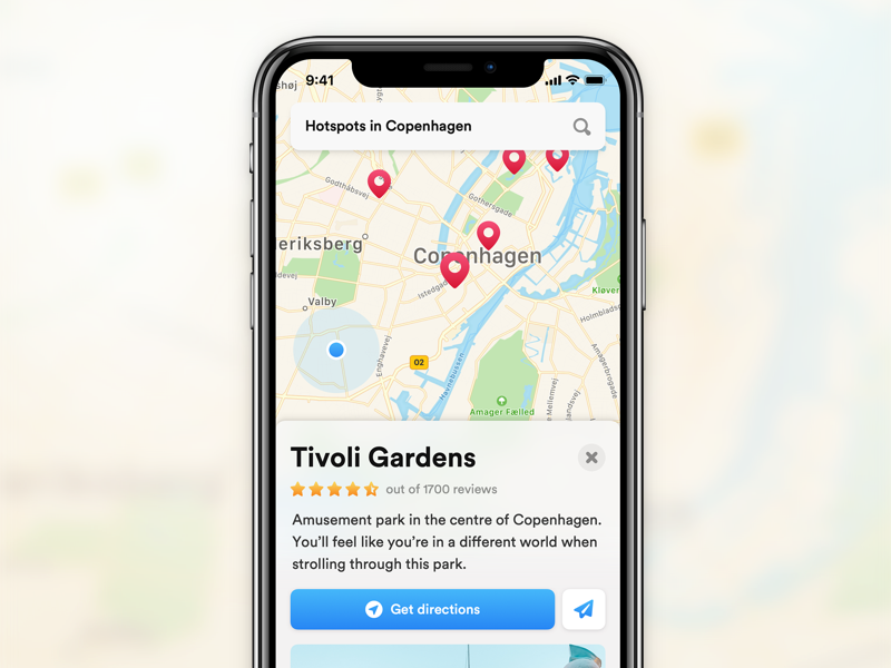 Sample app for IconJar sheet search locations maps iconjar iphone x iphone app ios