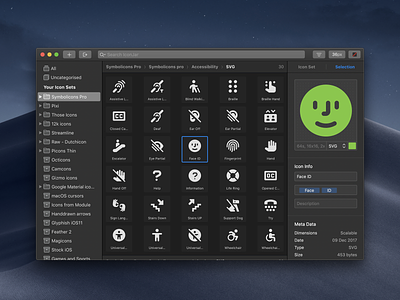 Dark mode for IconJar 🌖 app dark dark mode icon manager iconjar mac mac app macos native