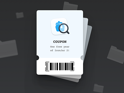🚨 We’re giving away 3 licenses for IconJar 🚨 coupon giveaway iconjar icons mac app macos macos icon ticket