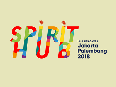 Spirit Hub branding logo typography vector