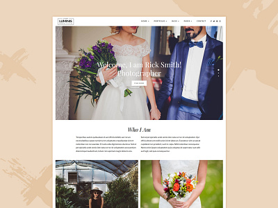 Luminis Photography Theme clean design gallery minimal personal photo photographer photography portfolio web design wedding wordpress