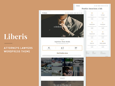 Liberis Law Firm attorney business law law firm lawyer legal minimal office responsive theme ui ux website wordpress