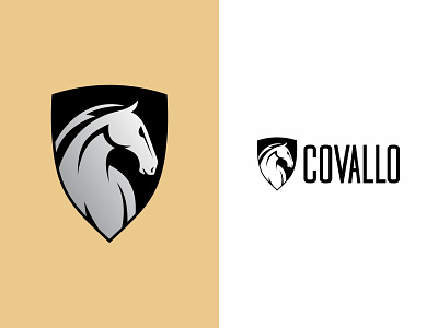 Covallo animal cavalli covallo horse logo logomark
