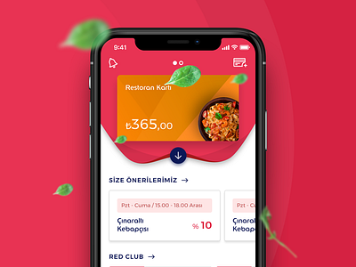 Ticket Card Mobile App card cook food interaction mobile app principle restaurant ticket ui design ux wireframe