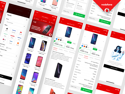 🏆Vodafone Designathon 🥉3rd Winner E-Shop Mobile App