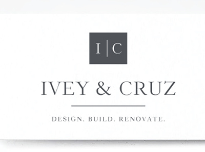Ivey Cruz Logo design logo logo design