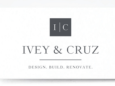 Ivey Cruz Logo design