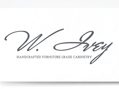 W. Ivey logo design