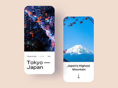 Tokyo Guide branding design sketch