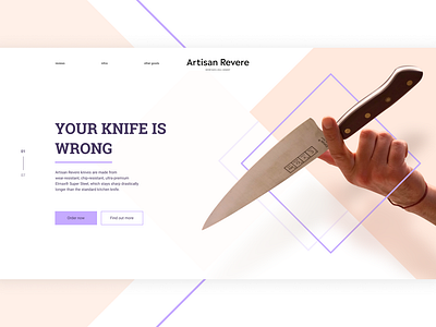 Knife selling website