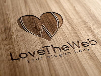 Lovetheweb Logo .net apps logo heart internet love web web logo websites logo