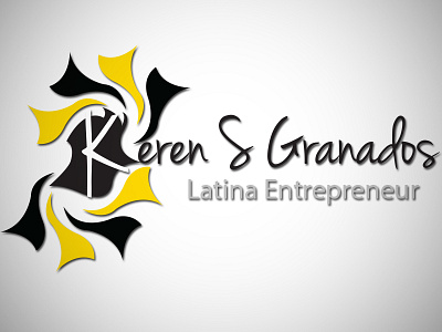 Logo design for Keren custom logos k letter logo letter k logo yellow n black logo
