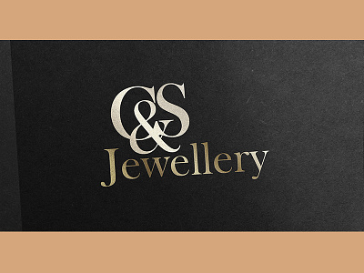 C&S Jewellery Logo Concept gold jewellery jewelry lettering