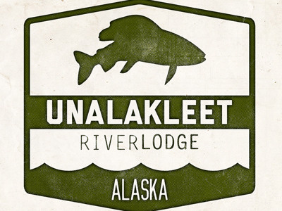 Unalakleet River Lodge - Alaska alaska emblem fish fishing lodge logo outdoors typography