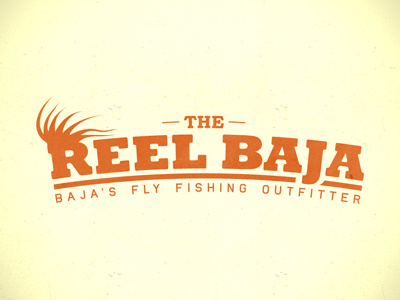 Reel Baja Text Logo