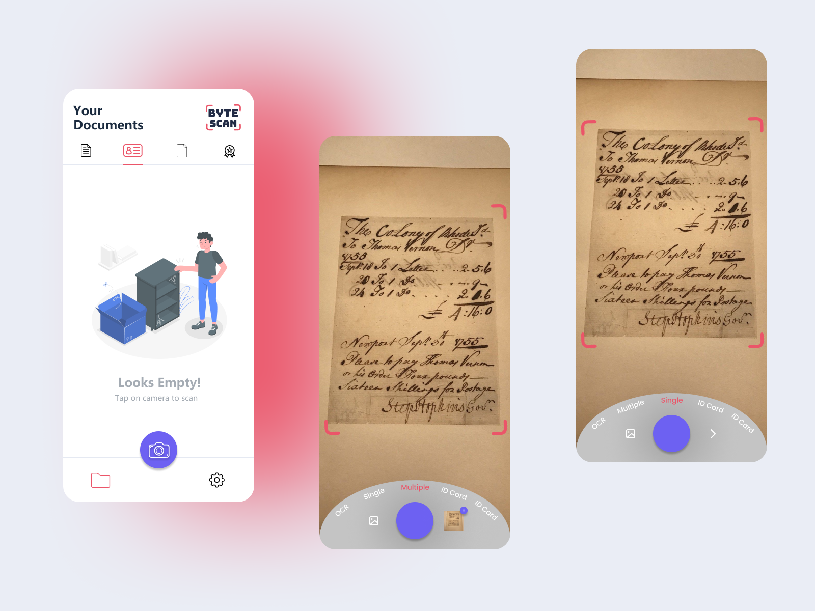 Doc scan App by Puniith on Dribbble