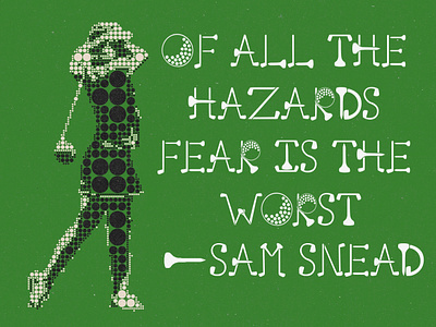Putting Green Font font font design golf font quirky font