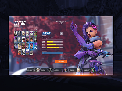 Overwatch 2 UI Concept - Personal Project
