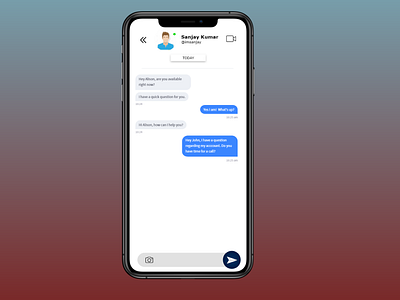 Daily UI - 013 - Direct Message