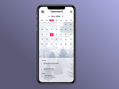 Daily UI - 038 - Calender