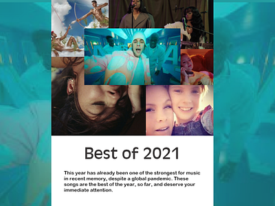 DailyUI - 063 - Best Of The Year (2021)