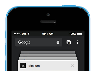 Chrome for iOS: Material Redesign