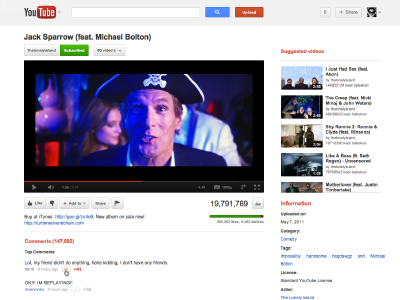 YouTube 2012 Redesign (new Google-style)