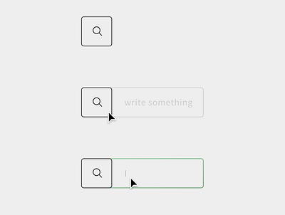 search minimal button btn button dailyui minimal search ui uiux