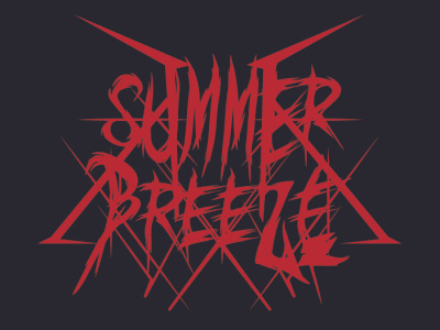 Summer Breeze Rebrand festival logo logotype metal music rebrand wordmark