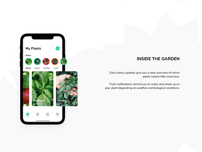 Plant care app